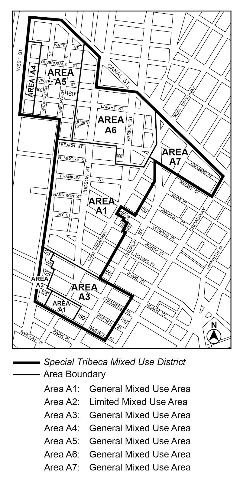 Zoning Resolutions Chapter 1: Special Tribeca Mixed Use District Appendix A.0